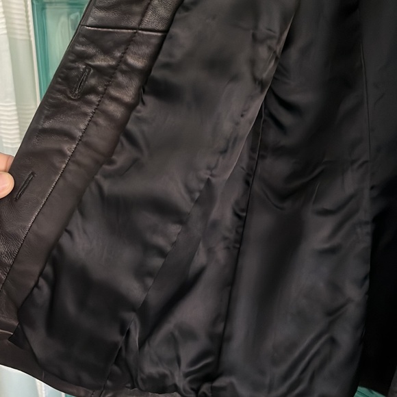 Ann Taylor Leather Jacket - Picture 5 of 7